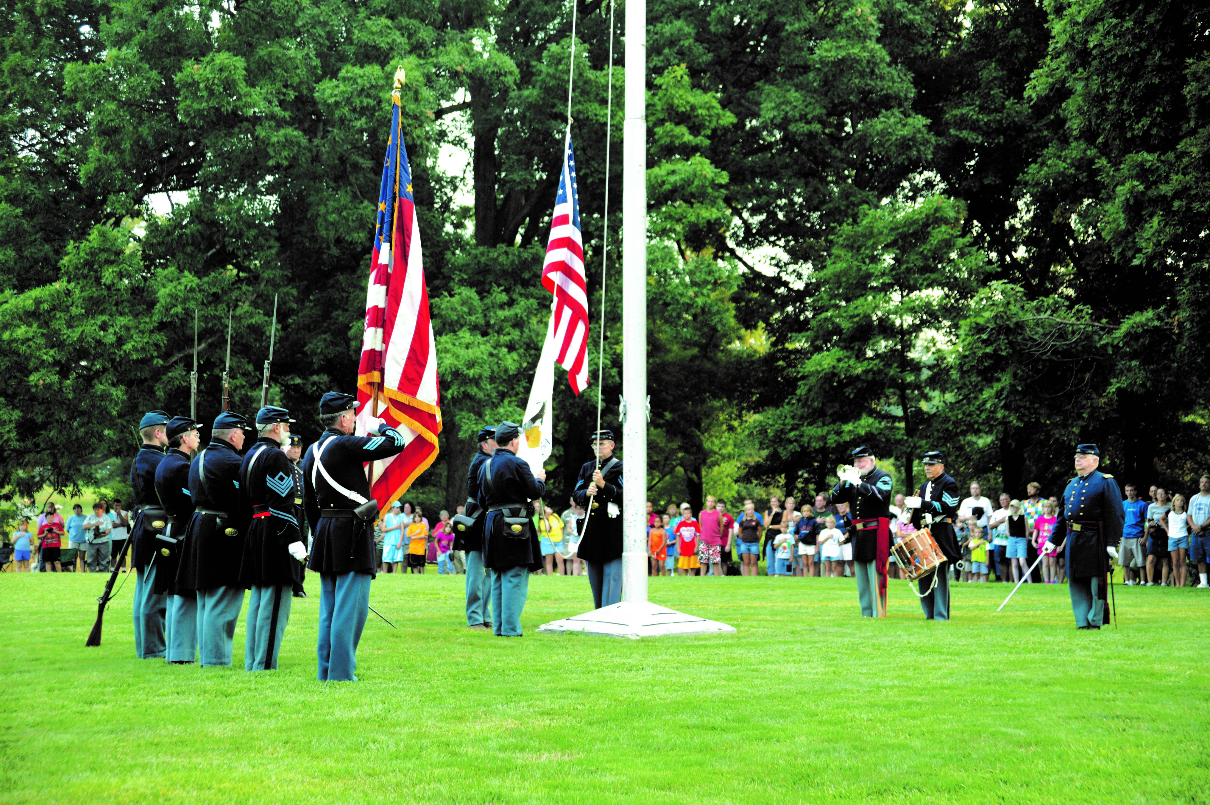 Flag Lowering Ceremony